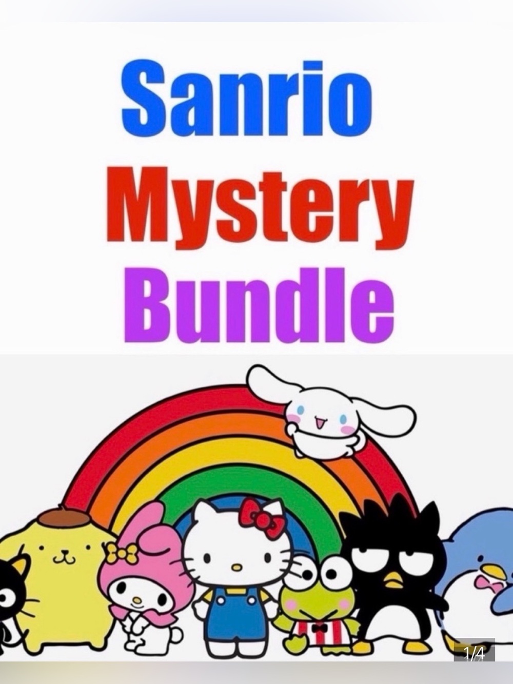 🩷Sanrio 15 Piece MYSTERY BUNDLE - Hello Kitty, Kuromi, My Melody, Cinnamoroll